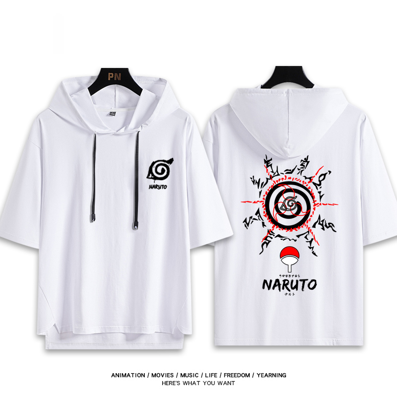 火影忍者 連帽短袖T恤-CASEZONE