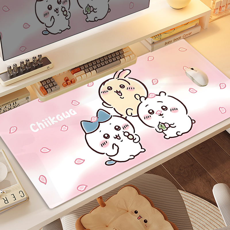 Chiikawa 主題桌墊 布質滑鼠墊-CASEZONE