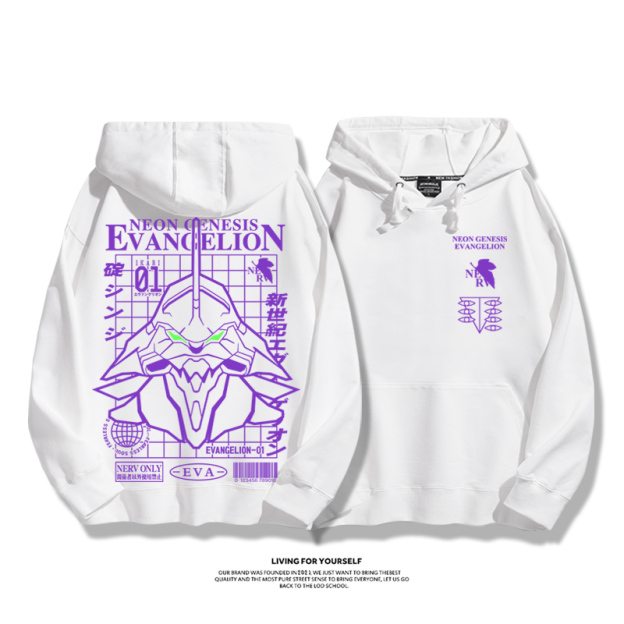 新世紀福音戰士新款 親子情侶男女款連帽衛衣-CASEZONE