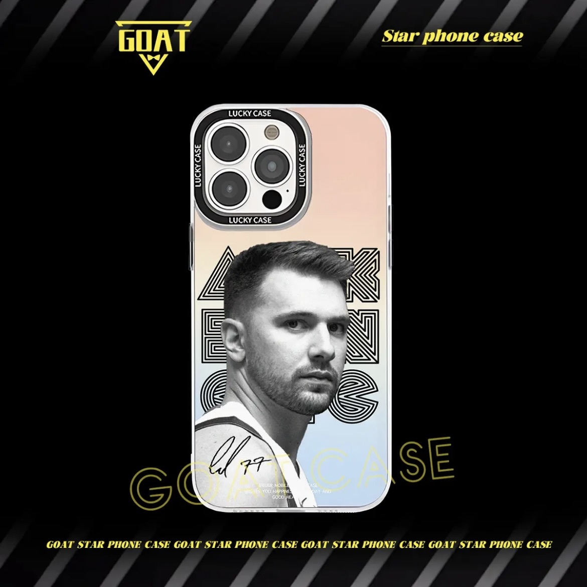 球星肖像｜極光鐳射球星手機殼-CASEZONE