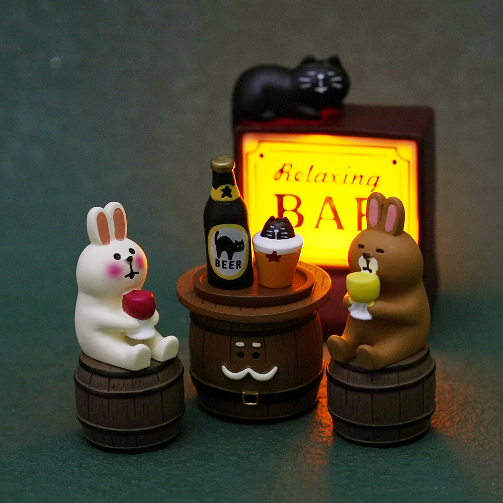 日式酒吧貓咪LED小夜燈｜辦公室/咖啡店氛圍燈｜創意擺件禮物-CASEZONE