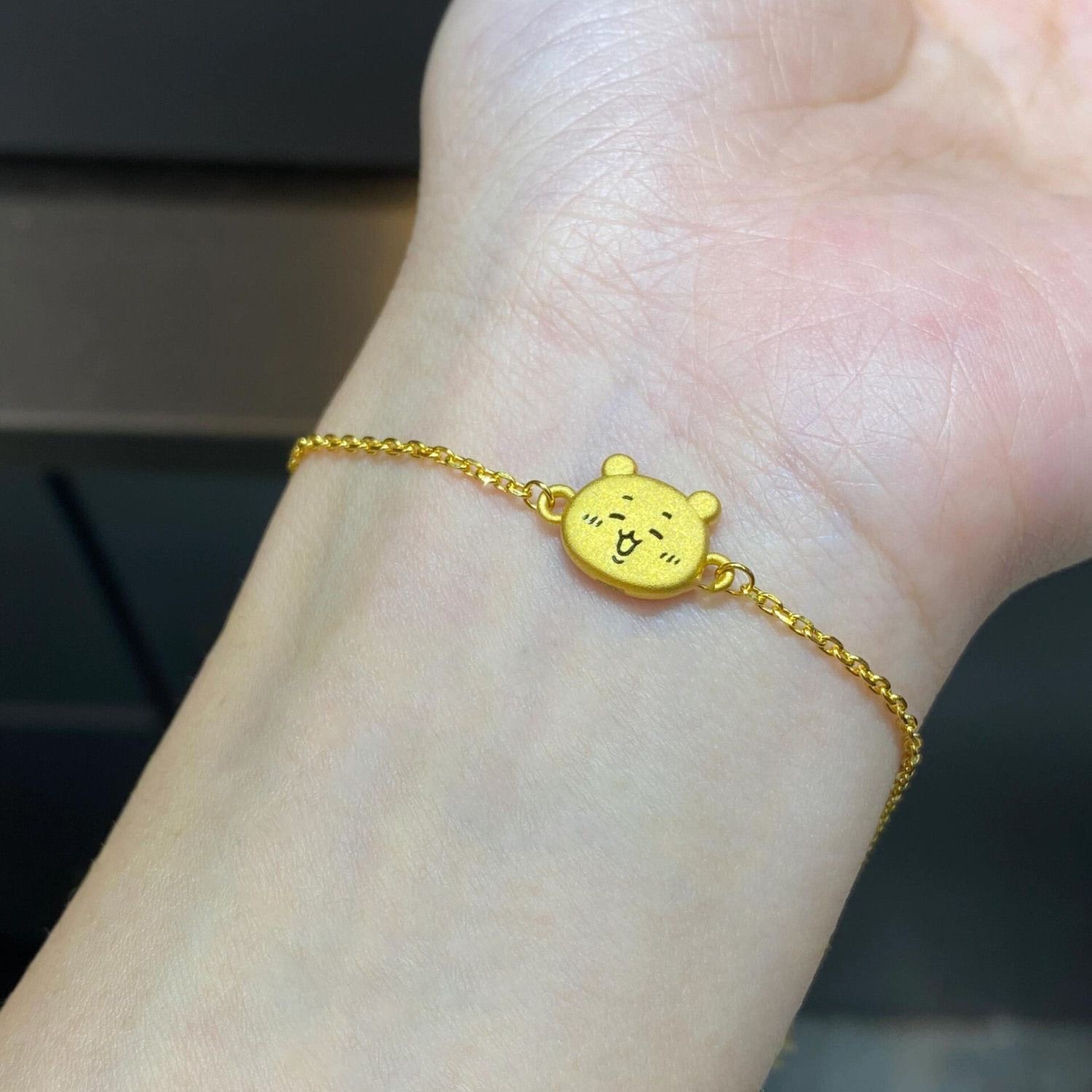Chiikawa 萌系金色手鏈｜精緻萌系輕奢飾品