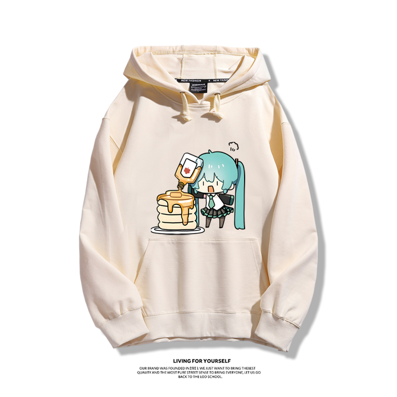 初音未來新款 親子情侶男女款連帽衛衣-CASEZONE