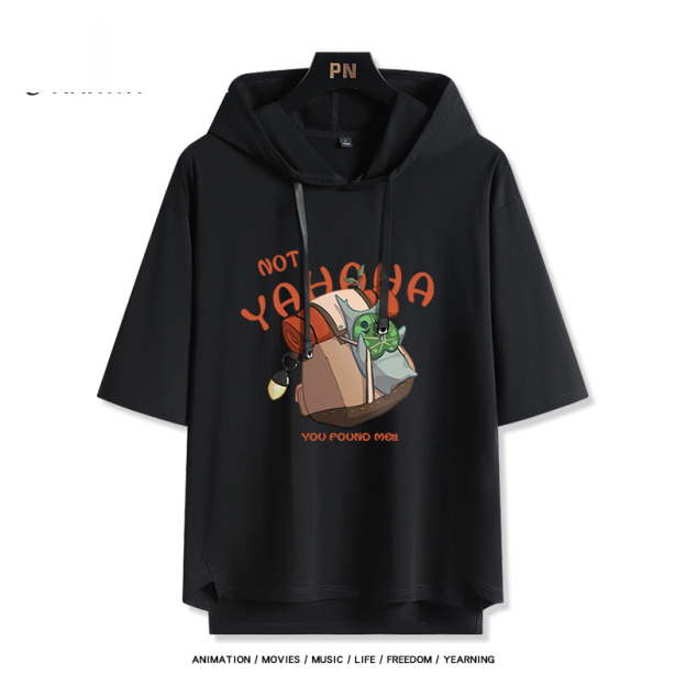 薩爾達傳說  呀哈哈 連帽短袖T恤