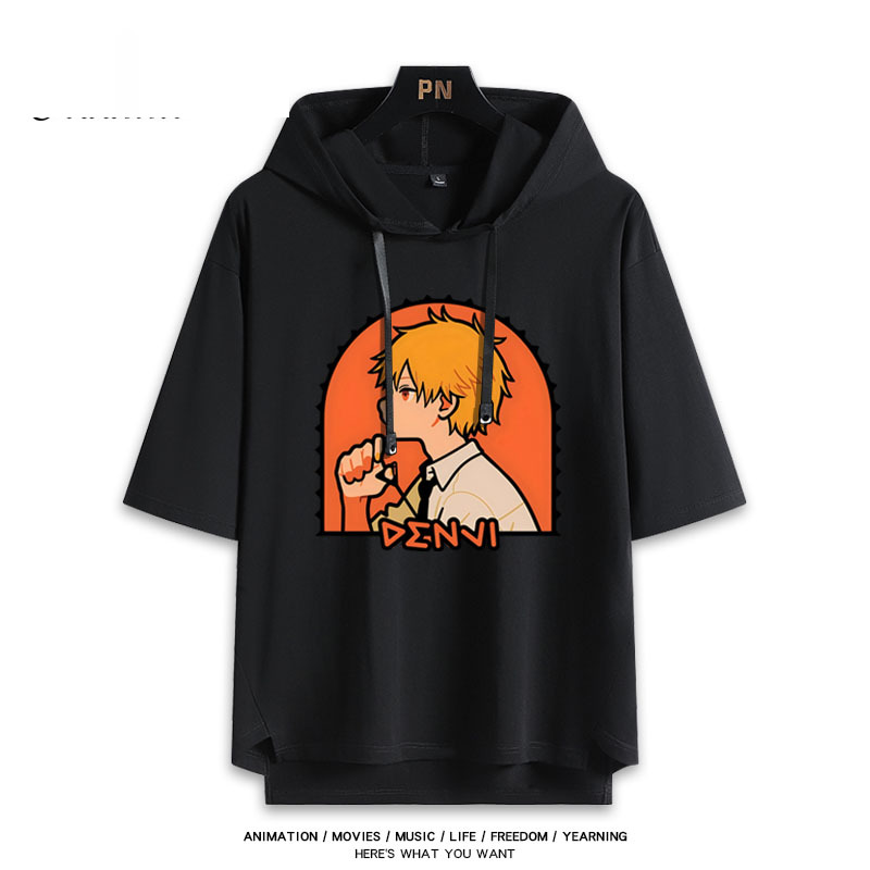 鏈鋸人 連帽短袖T恤