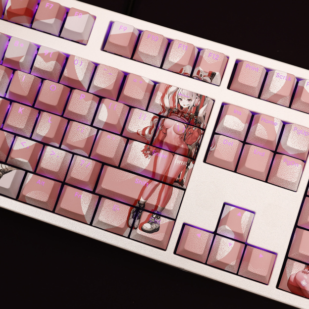 勝利女神nikke透光RGB108鍵標準配列衛星軸鍵帽-CASEZONE