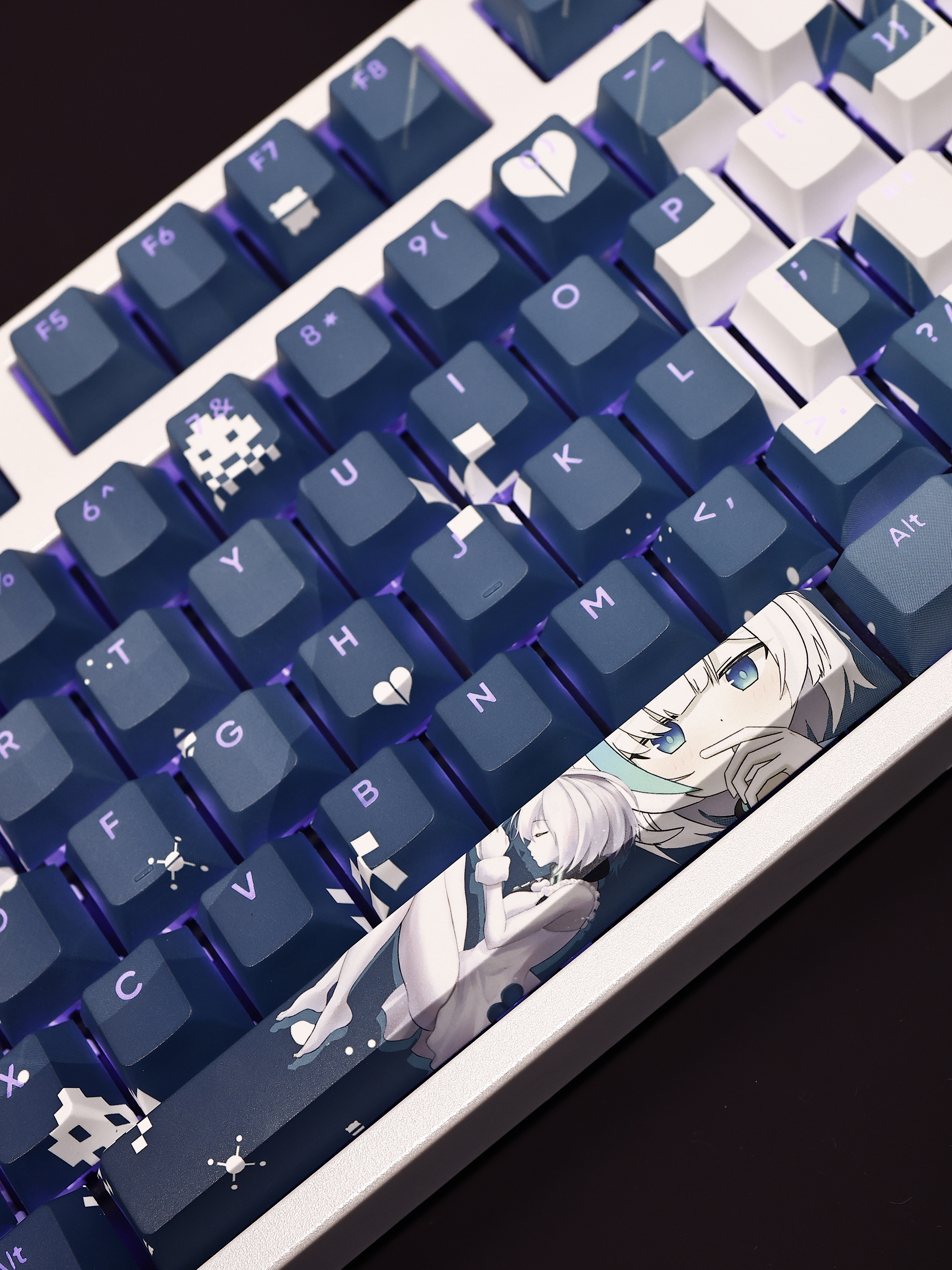 碧藍航線領航員TB透光RGB108鍵標準配列衛星軸鍵帽-CASEZONE