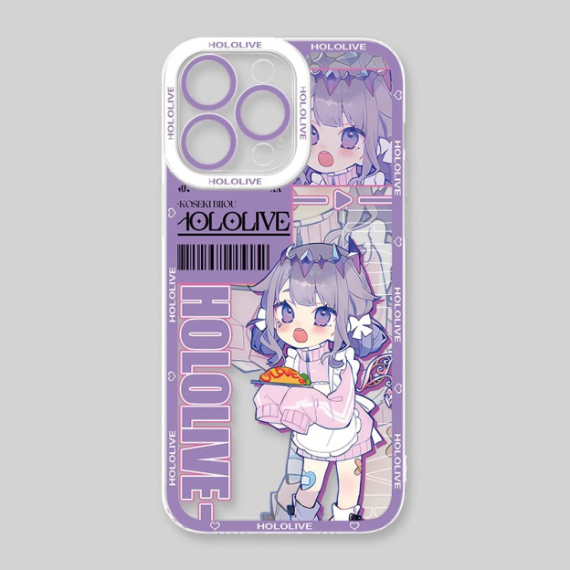 Hololive虛擬主播天使眼透明防摔軟殼