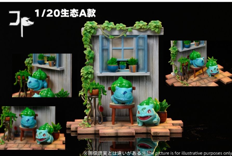 【預購】JP工作室 城市生態系列第5彈 1/20 妙蛙花進化組-CASEZONE