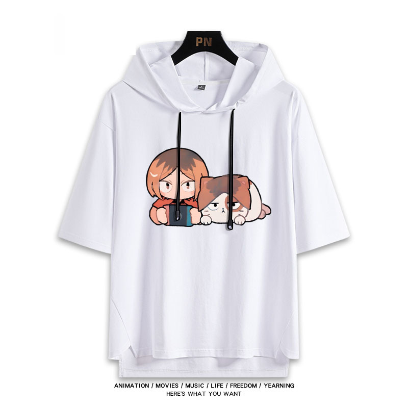 排球少年 連帽短袖T恤