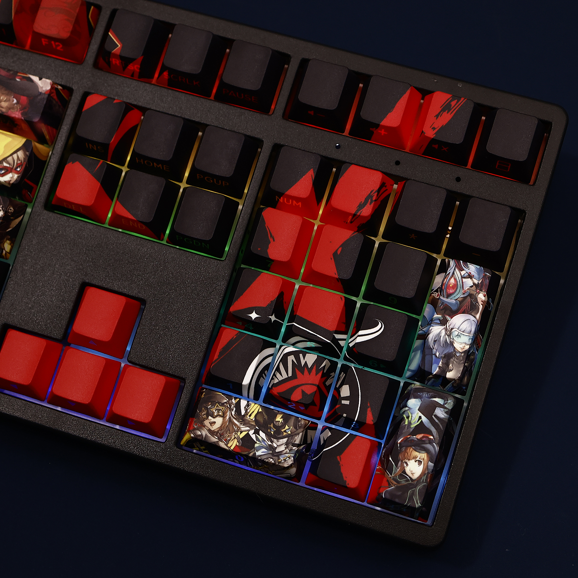 女神異聞錄夜幕魅影 108鍵 標準配列 衛星軸鍵帽-CASEZONE