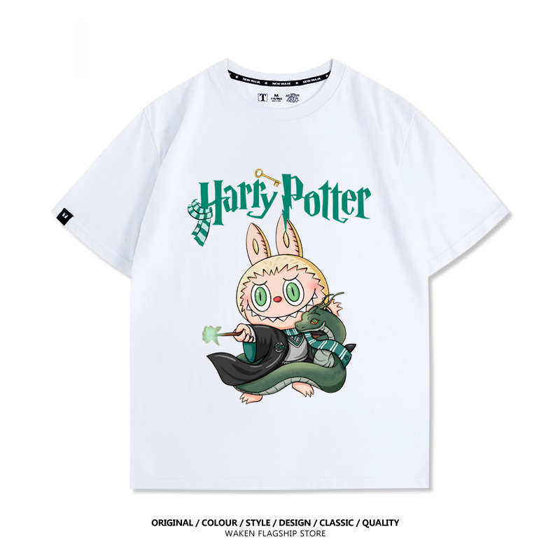 LabubuX哈利波特 印花短袖T恤-CASEZONE