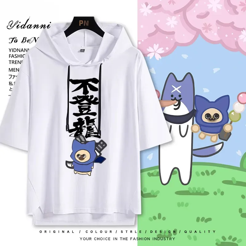 魔物獵人新款 親子情侶男女款連帽短袖T恤