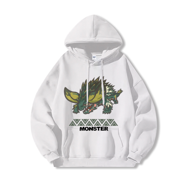 Monster Hunter Rise魔物獵人新款 親子情侶男女款連帽衛衣-CASEZONE