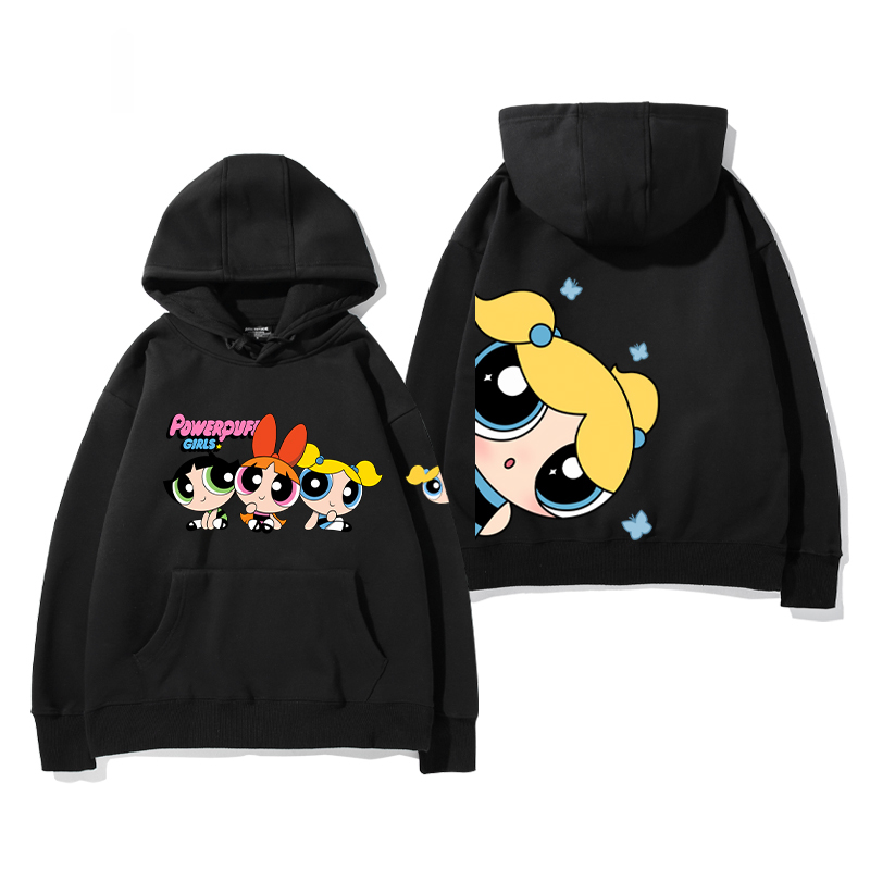 飛天小女警新款 親子情侶男女款連帽衛衣-CASEZONE