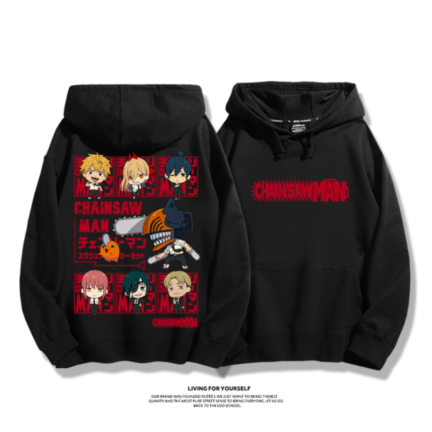 鏈鋸人 2025秋冬新款 親子情侶男女連帽衛衣-ZUIHANG SHOP