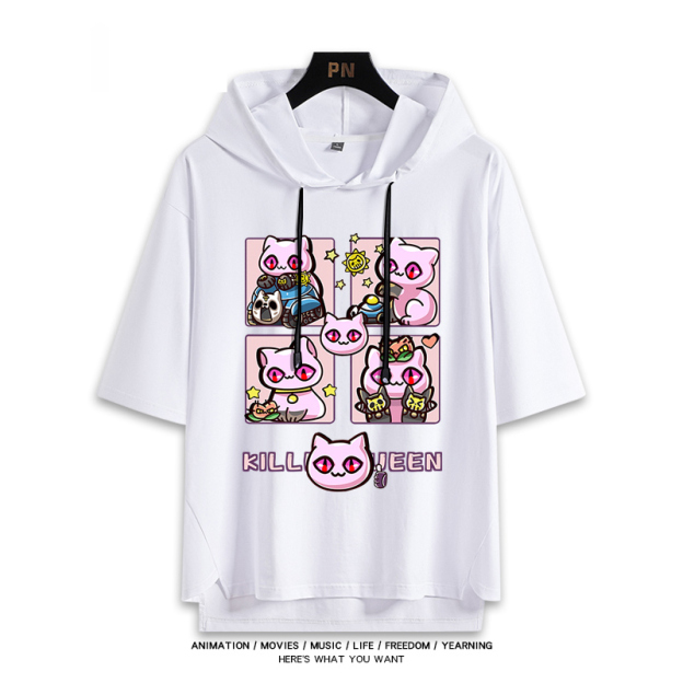 JOJO的奇妙冒險 連帽短袖T恤-ZUIHANG SHOP