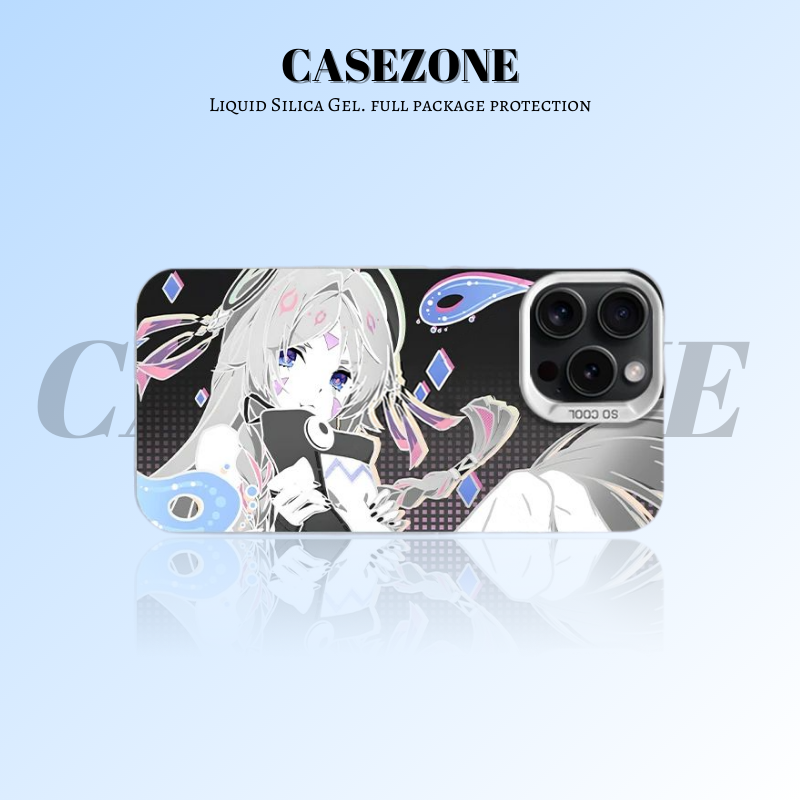 原神彩銀防摔手機殼-CASEZONE