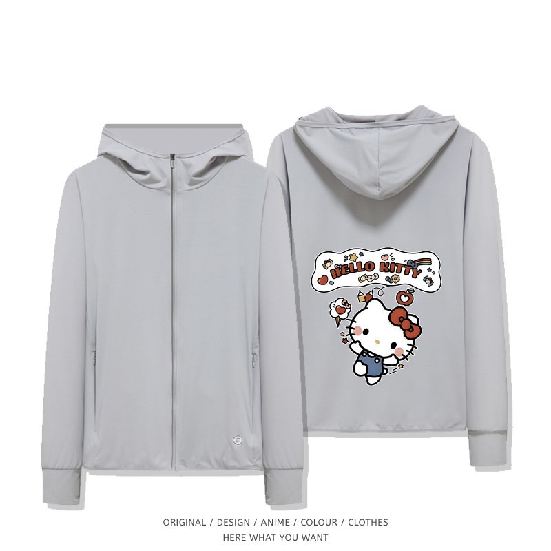 凱蒂貓 Hello Kitty 夏季通勤冰絲速乾涼感防曬外套