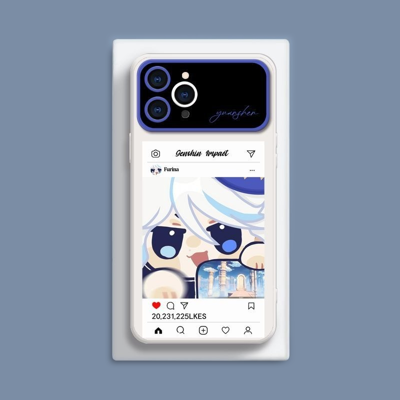 原神液態大視窗全包矽膠防摔軟殼-CASEZONE