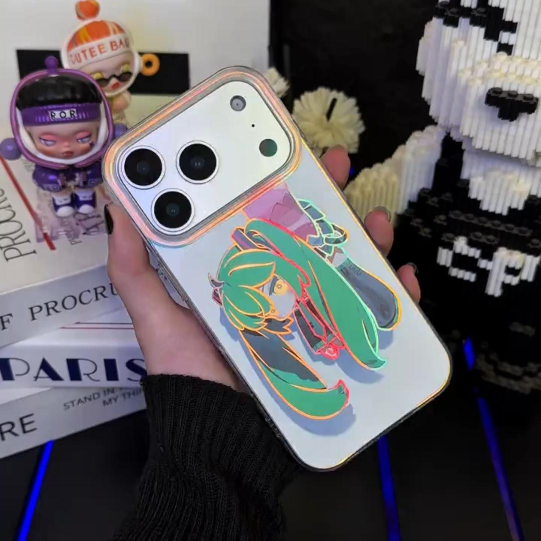 初音未來極光金防摔手機殼-CASEZONE