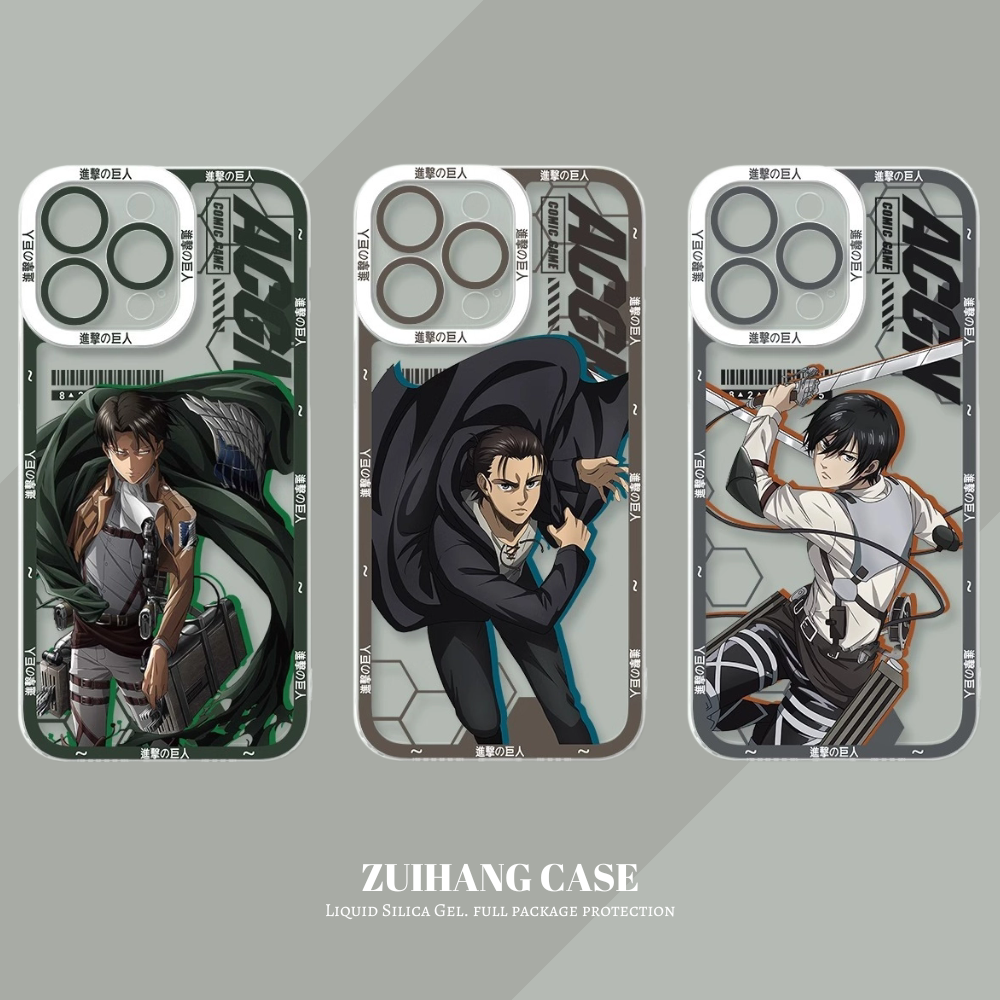 進擊的巨人透明防摔軟殼-CASEZONE