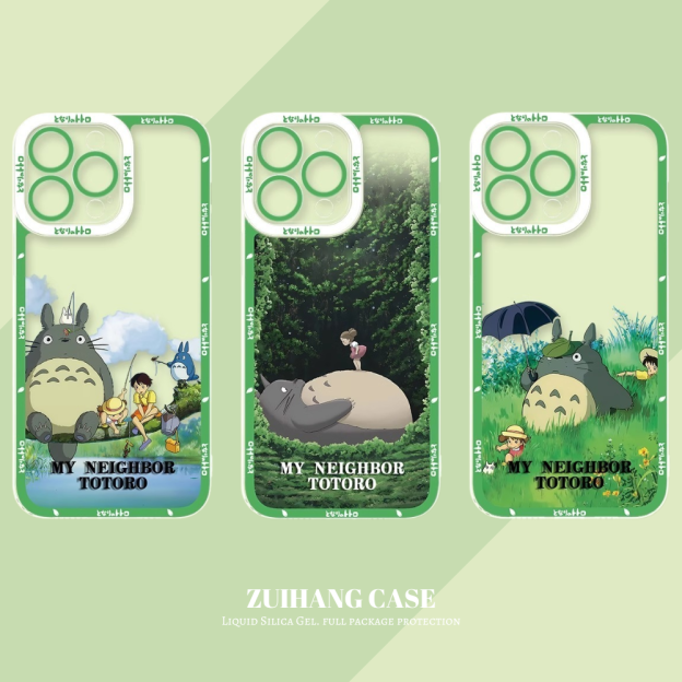 卡通龍貓透明防摔軟殼-CASEZONE