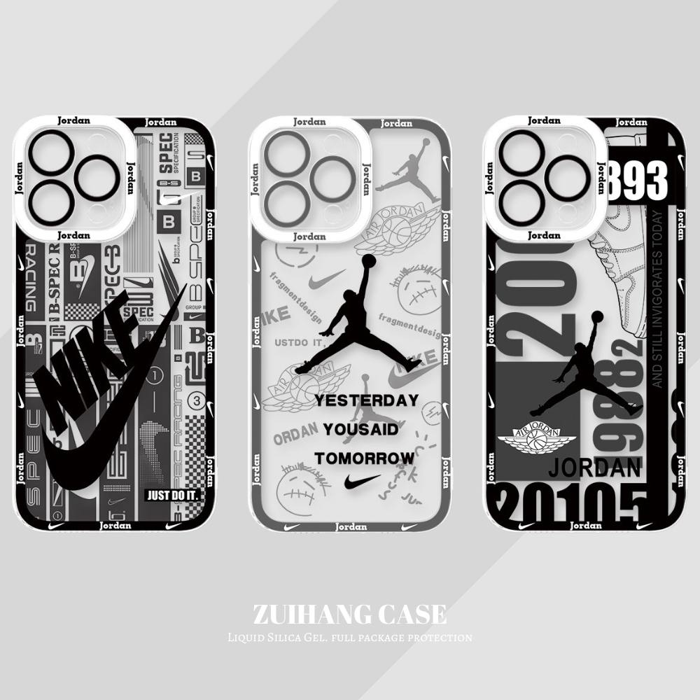 喬丹NBA籃球透明防摔軟殼-CASEZONE