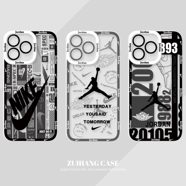 喬丹NBA籃球透明防摔軟殼-CASEZONE