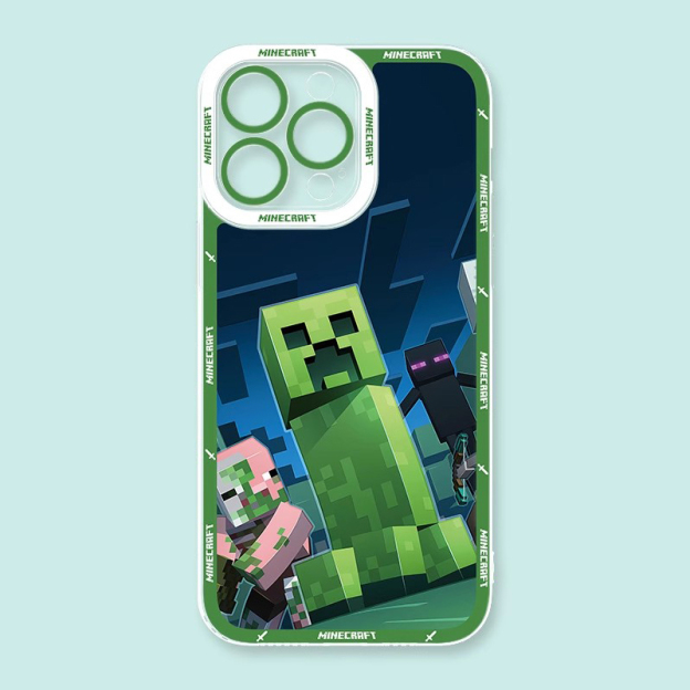Minecraft我的世界透明防摔軟殼-CASEZONE