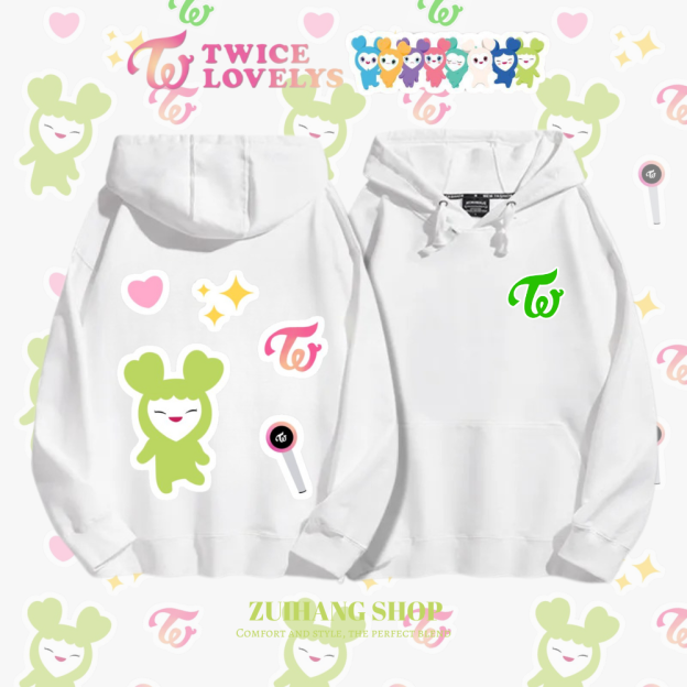 Twicelovely新款 親子情侶男女款連帽衛衣-CASEZONE