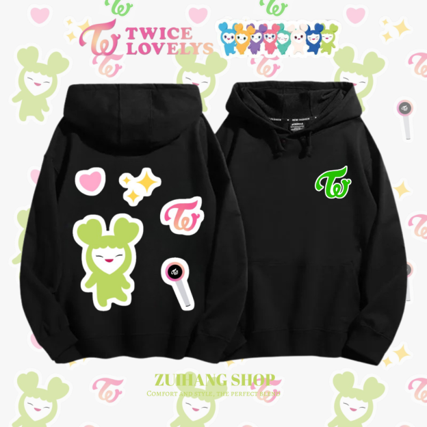 Twicelovely新款 親子情侶男女款連帽衛衣-CASEZONE
