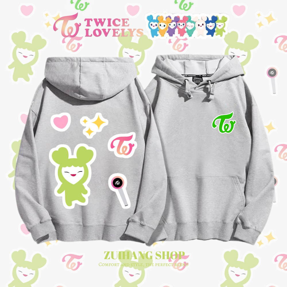 Twicelovely新款 親子情侶男女款連帽衛衣-CASEZONE