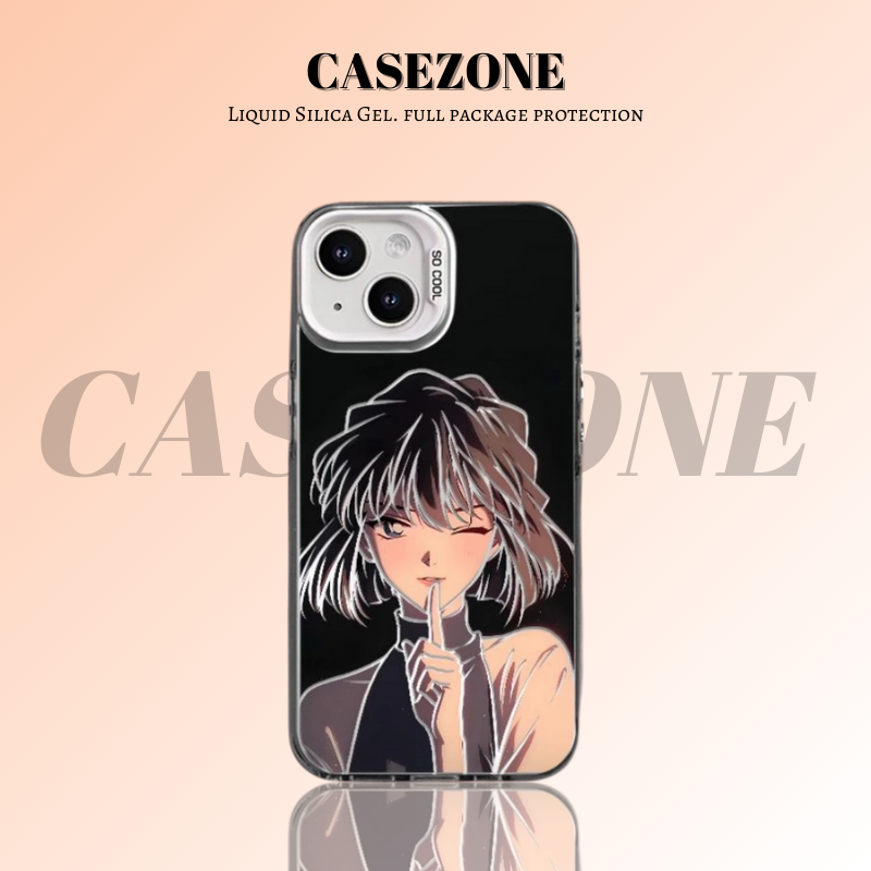 名偵探柯南彩銀防摔手機殼-CASEZONE
