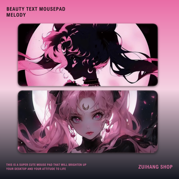 美少女戰士 主題桌墊 布質滑鼠墊-CASEZONE