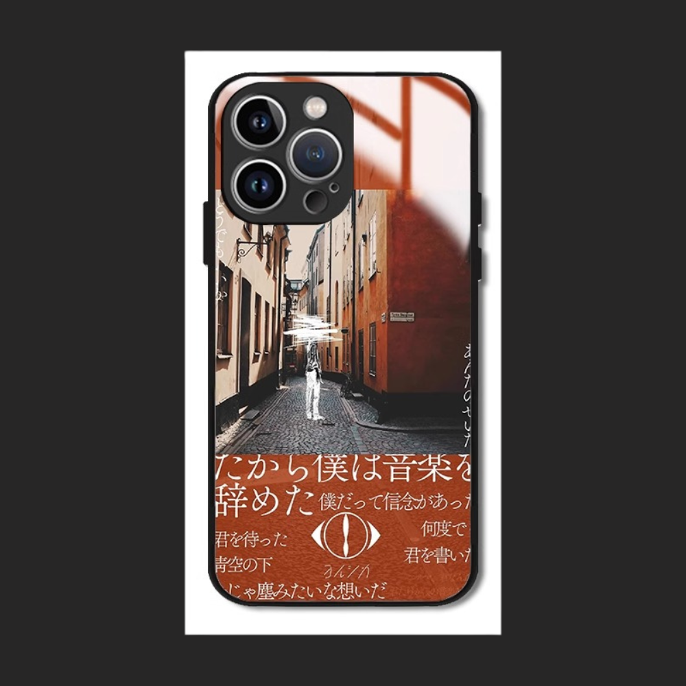 Yorushika新款高清全包防摔玻璃殼-CASEZONE