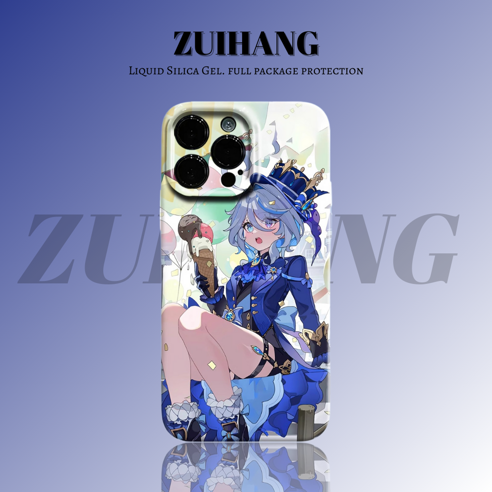 原神高清彩繪全包防摔菲林殼-CASEZONE