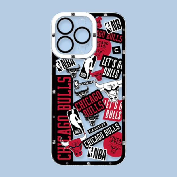 NBA隊徽透明防摔軟殼-CASEZONE