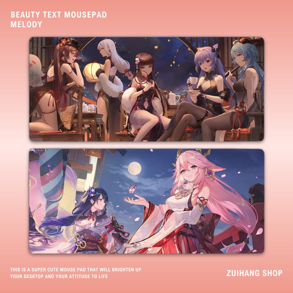 原神 主題桌墊 布質滑鼠墊-CASEZONE