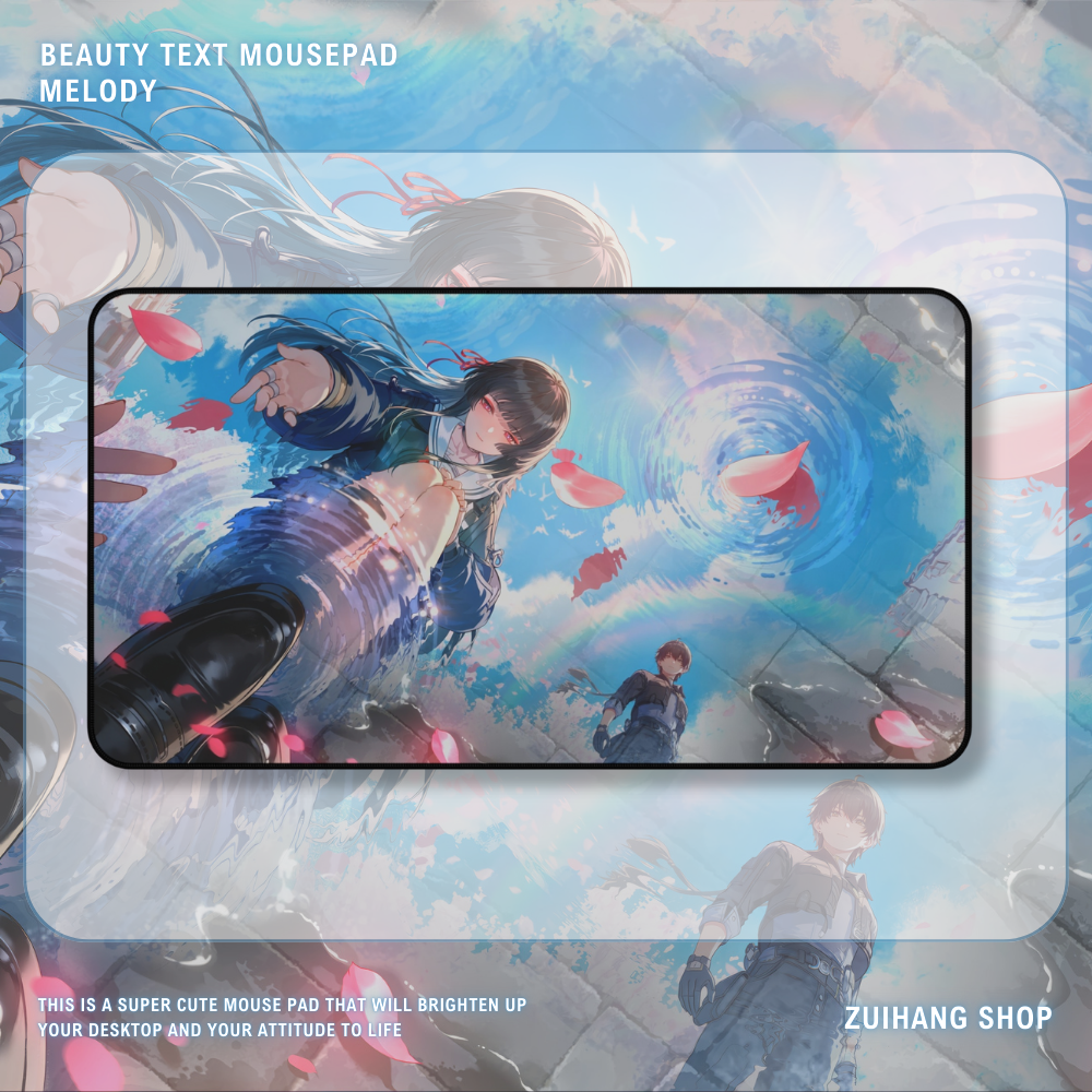 千咲 鳴潮卡牌桌遊週邊牌墊滑鼠墊