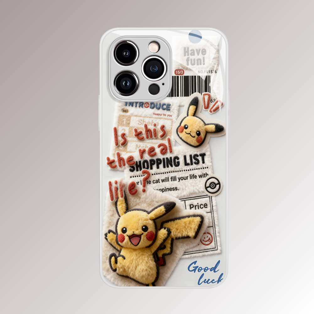 毛絨寶可夢 新款高清全包防摔玻璃殼