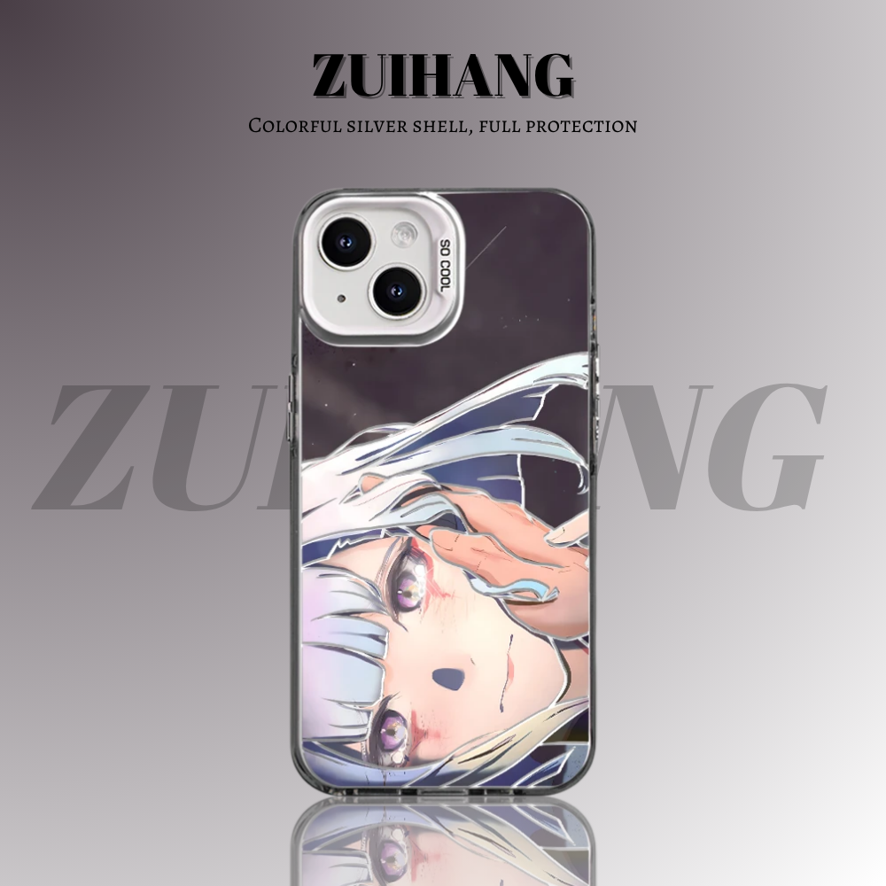 電馭叛客 極光/彩銀 漸變綫條防摔手機殼-CASEZONE