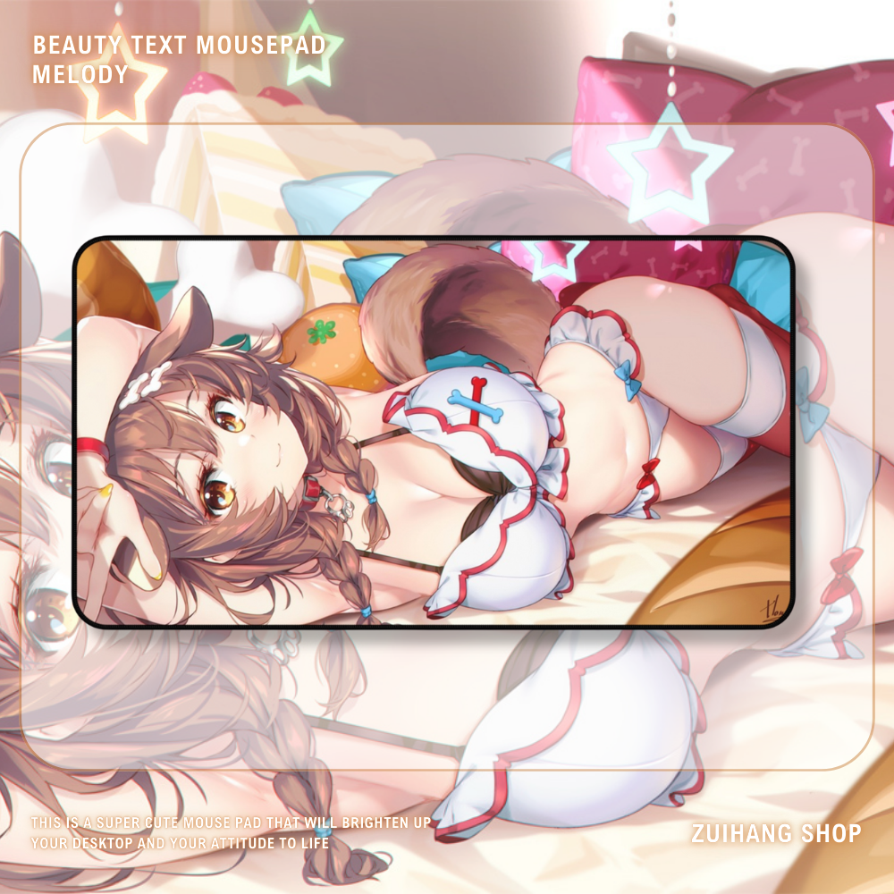 Hololive 虛擬偶像 戌神沁音 卡牌桌遊週邊牌墊滑鼠墊