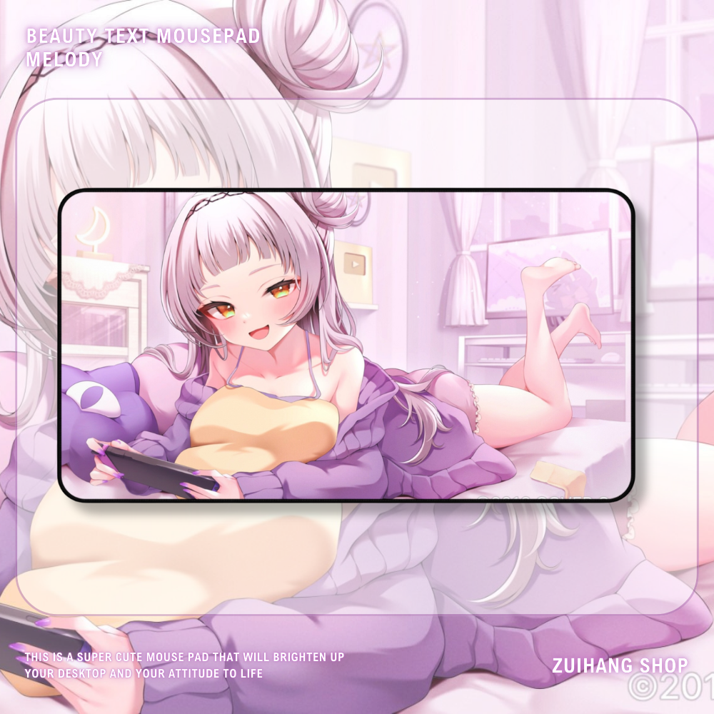 Hololive 虛擬偶像 紫咲詩音 卡牌桌遊週邊牌墊滑鼠墊