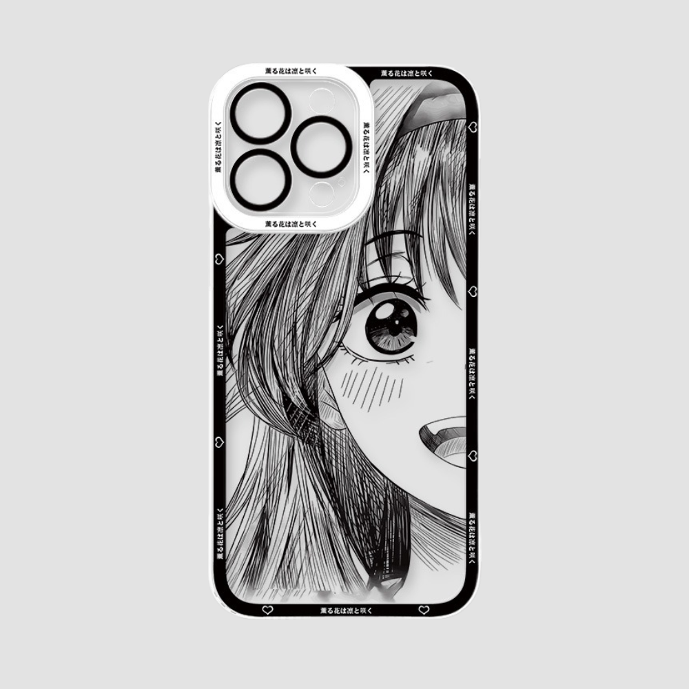 薰香花朵凜然綻放天使眼透明防摔軟殼-CASEZONE