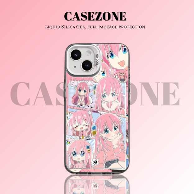 孤獨搖滾彩銀防摔手機殼-CASEZONE