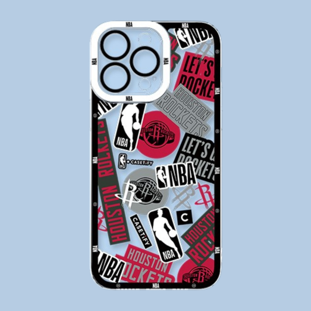 NBA隊徽透明防摔軟殼-CASEZONE