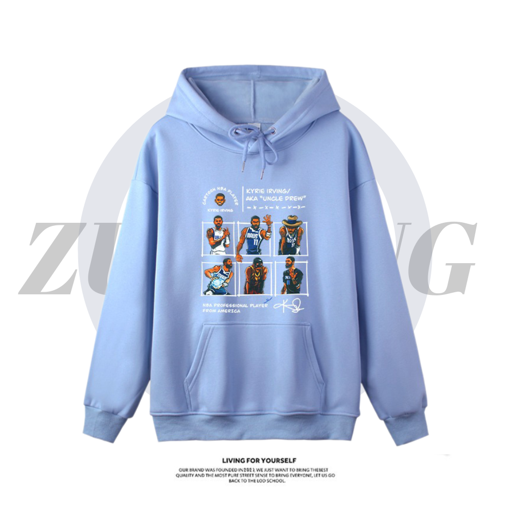 歐文新款 寬鬆百搭 秋冬款 寬鬆連帽衛衣-CASEZONE