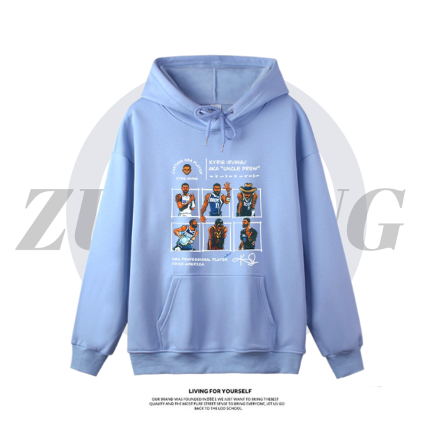 歐文新款 寬鬆百搭 秋冬款 寬鬆連帽衛衣-CASEZONE