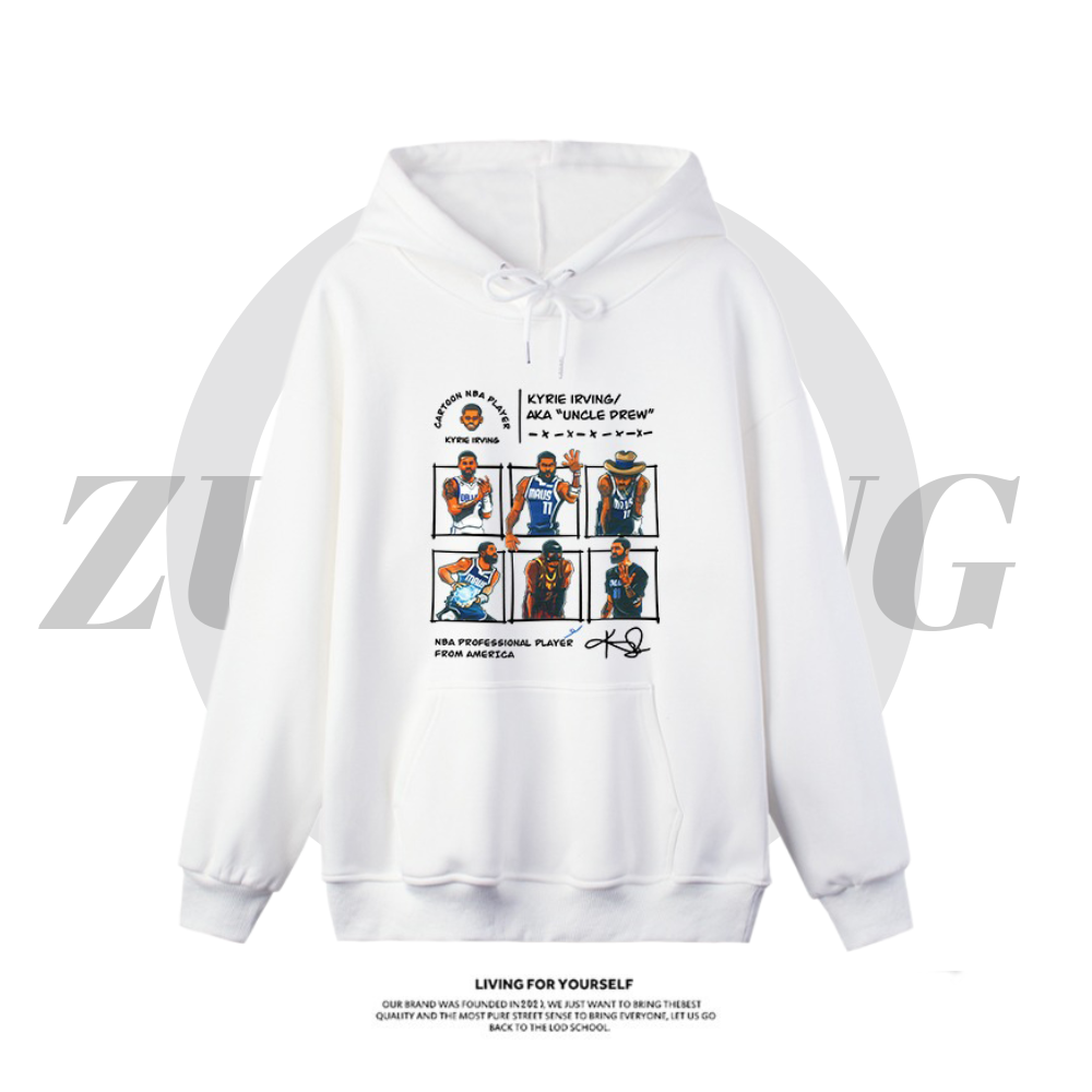 歐文新款 寬鬆百搭 秋冬款 寬鬆連帽衛衣-CASEZONE